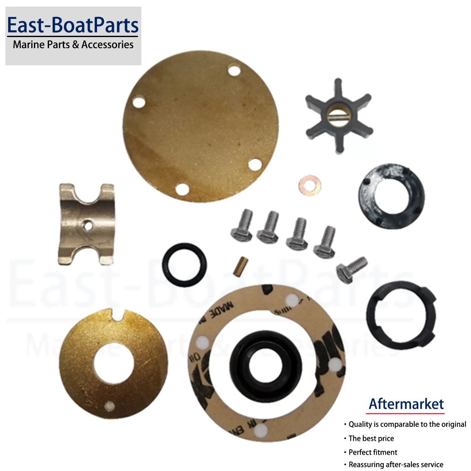Water Pump Repair Kit for Volvo Penta MD6 MD6A MD6B MD7 MD7A MD7B (21951368)