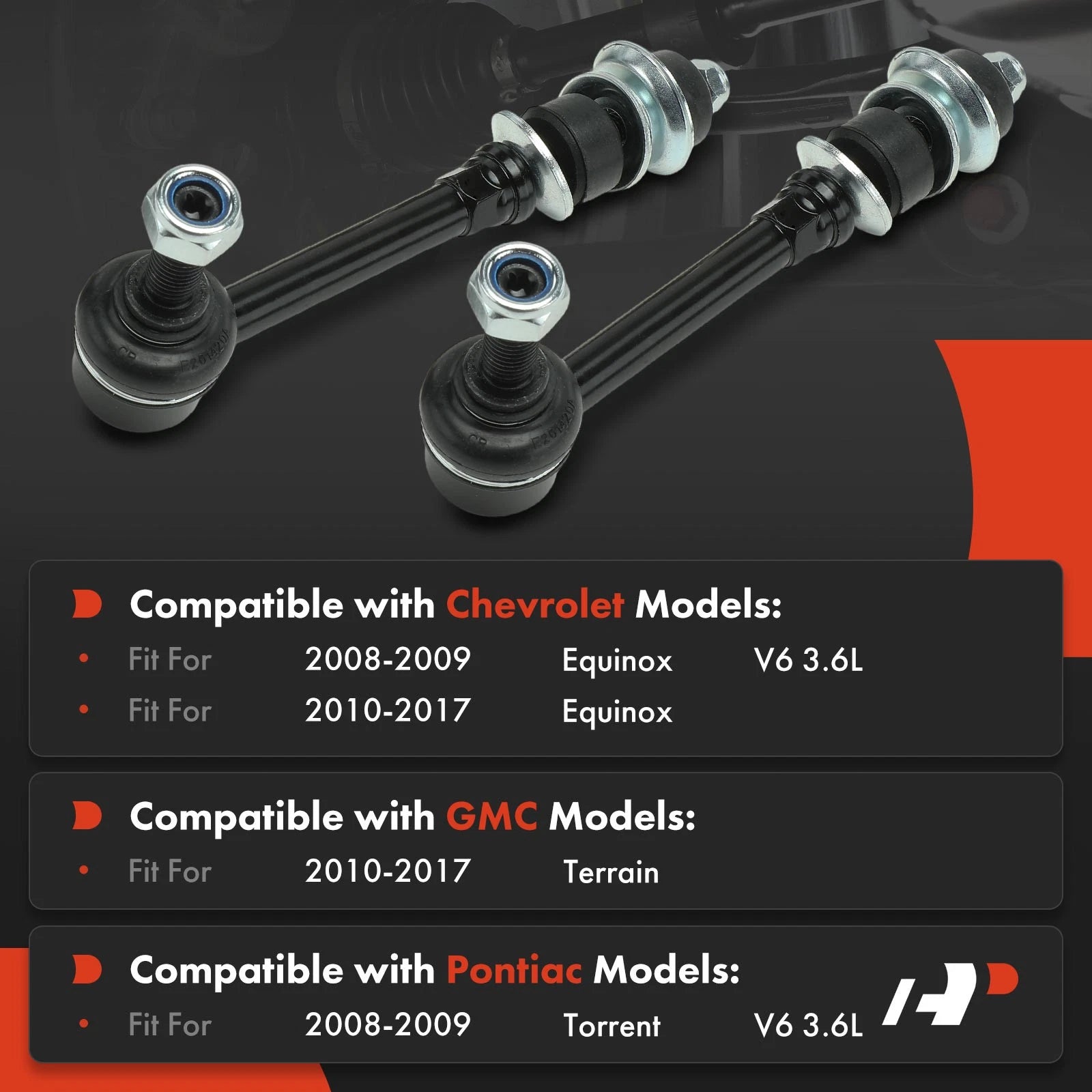 Rear Sway Bar Link for Chevy Equinox and GMC Terrain (2008–2017)