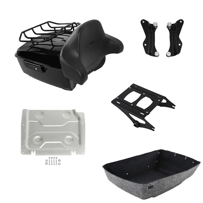 Trunk Pad Rack Mount Base Plate for Harley Touring (2014–2023)