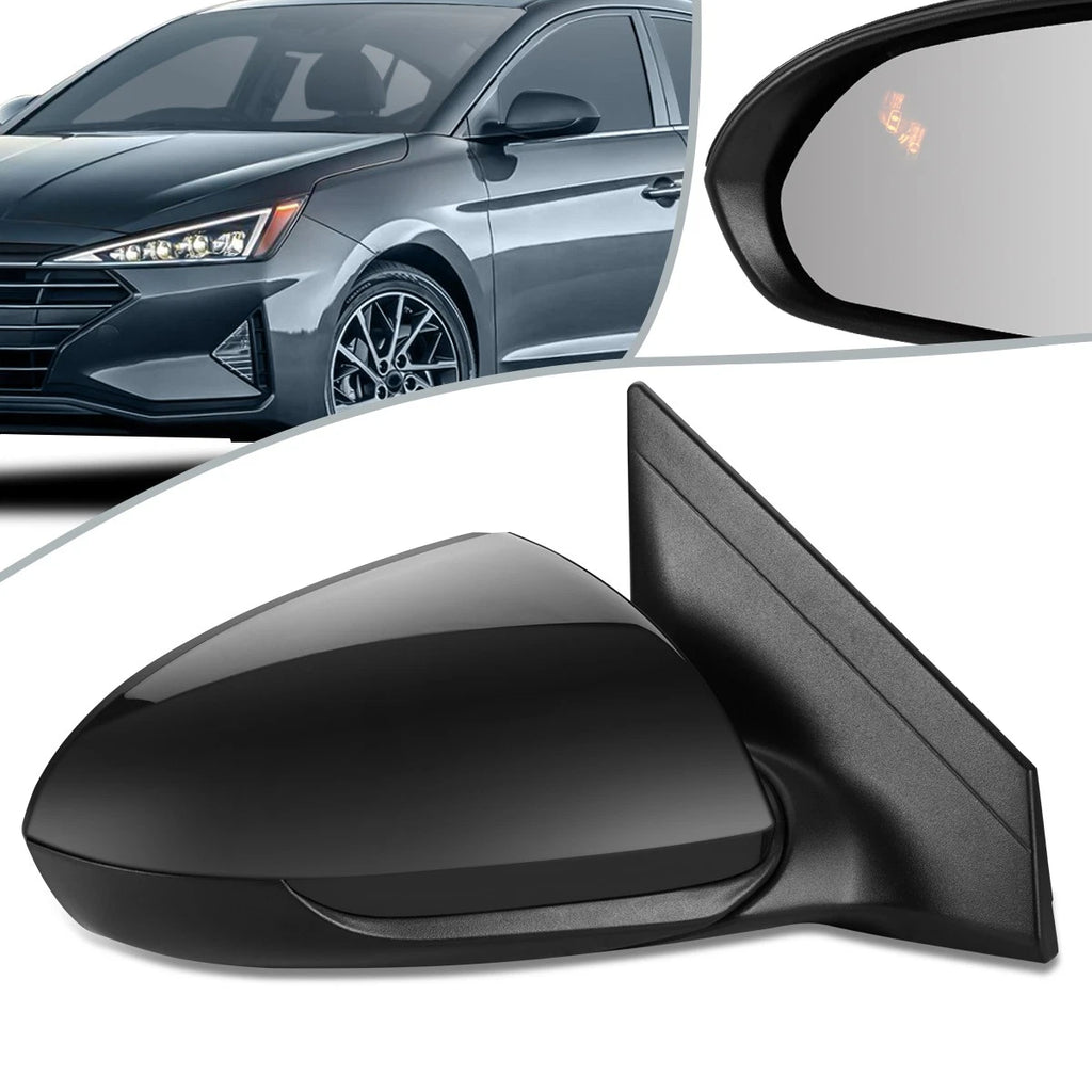 Heated Powered Door Mirror Right for Hyundai Elantra (2017–2018) HY1321226