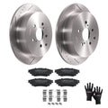 Rear Brake Rotors & Ceramic Pads Kit for Toyota Highlander (2014–2019) S31544