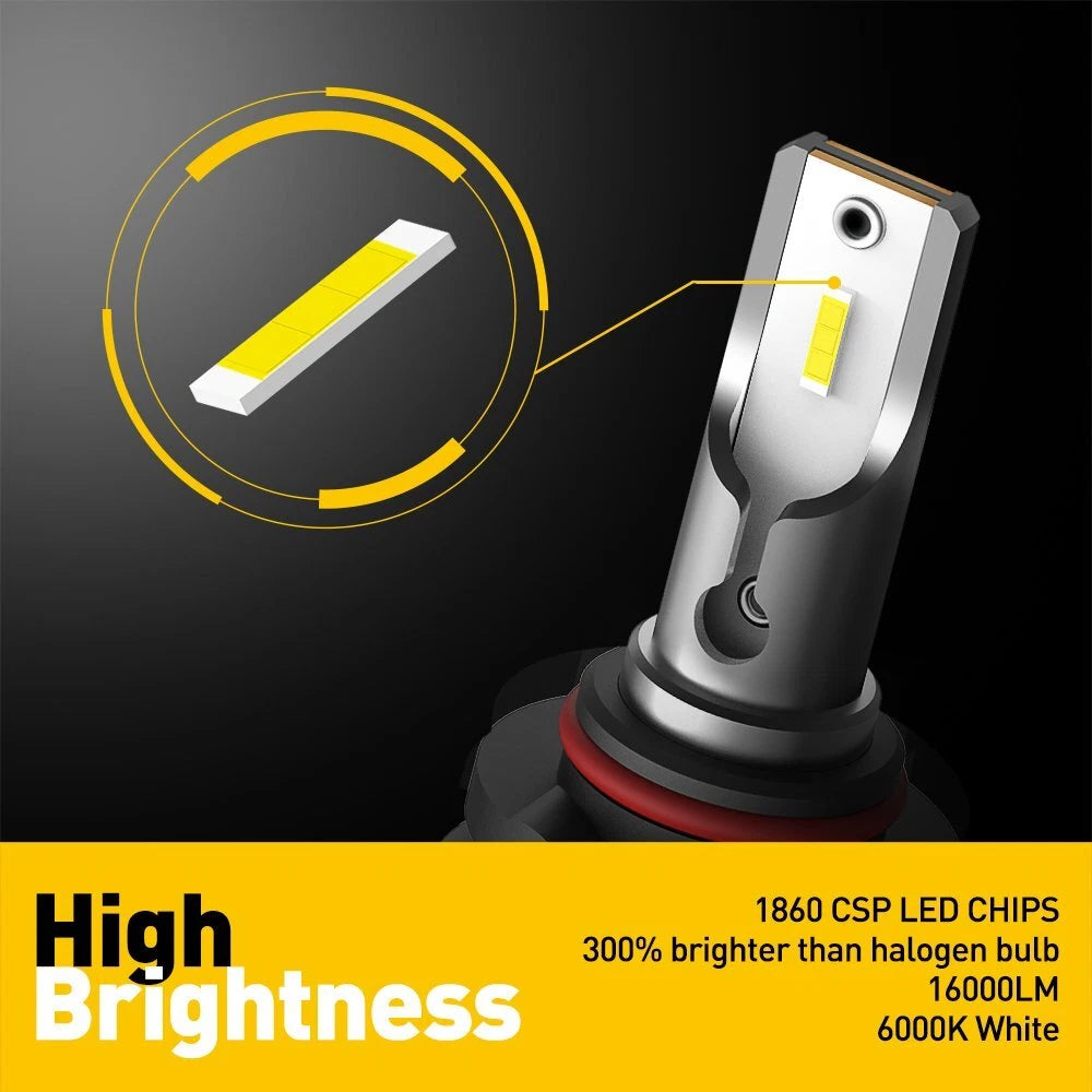 AUXITO LED Headlight Bulbs for Multiple Vehicles (9005 H11 H7 H4 H1)