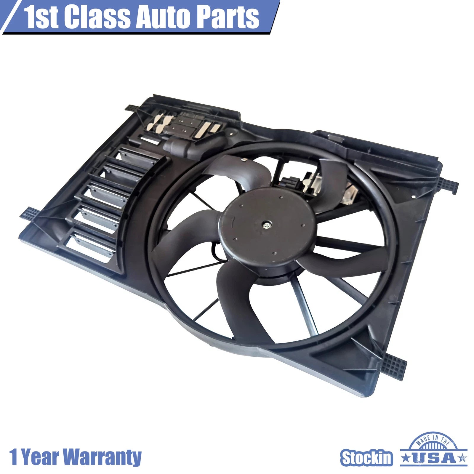 Engine Cooling Fan Assembly for Audi A4 A5 Q5 S4 S5 (2007-2017)