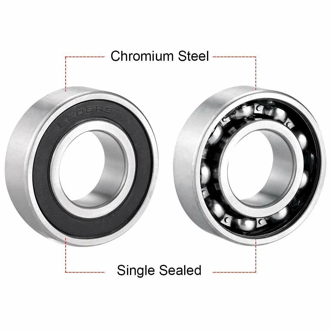 6205RS Deep Groove Ball Bearing for (25mm x 52mm x 15mm)