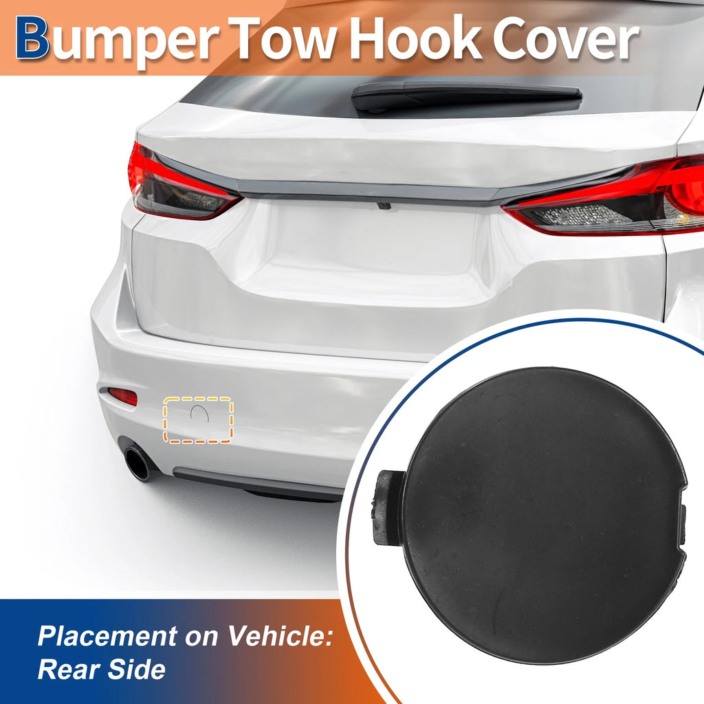 Rear Left Tow Hook Cover for Mazda 6 Atenza (2018–2021) Unpainted