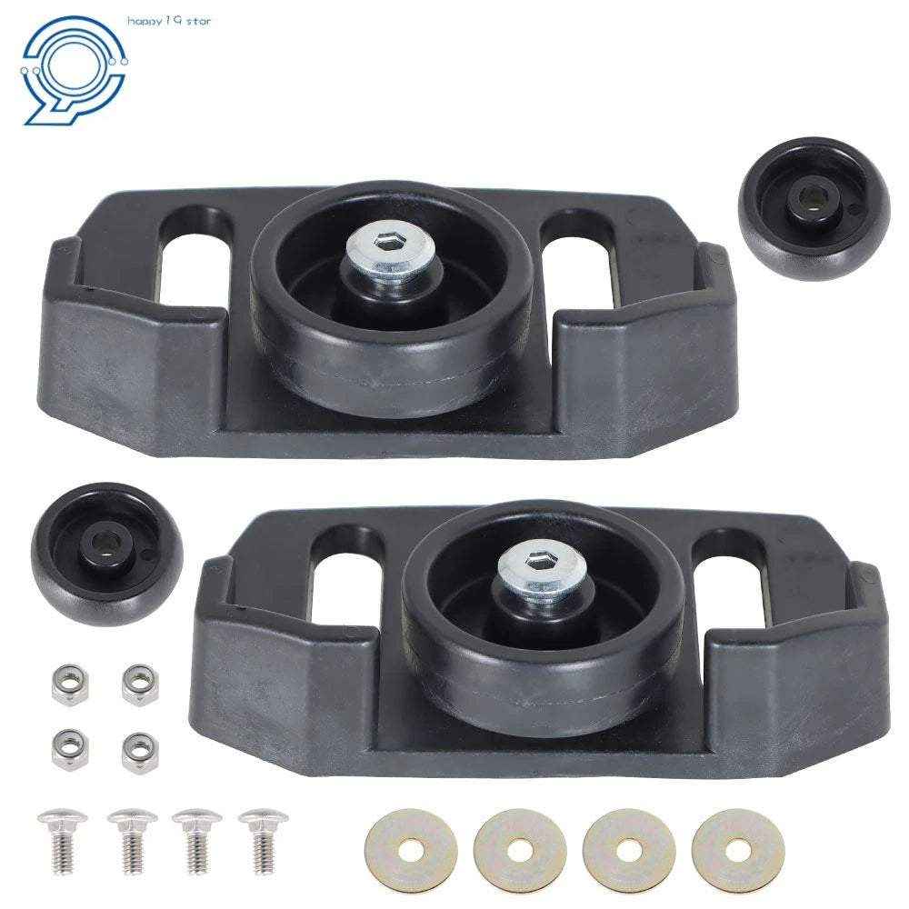 Set of 2 Rolling Skid Shoes for Snow Throwers (2 & 3 Stage)