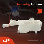 Windshield Washer Reservoir with Cap & Pump for Chevy Suburban 1500