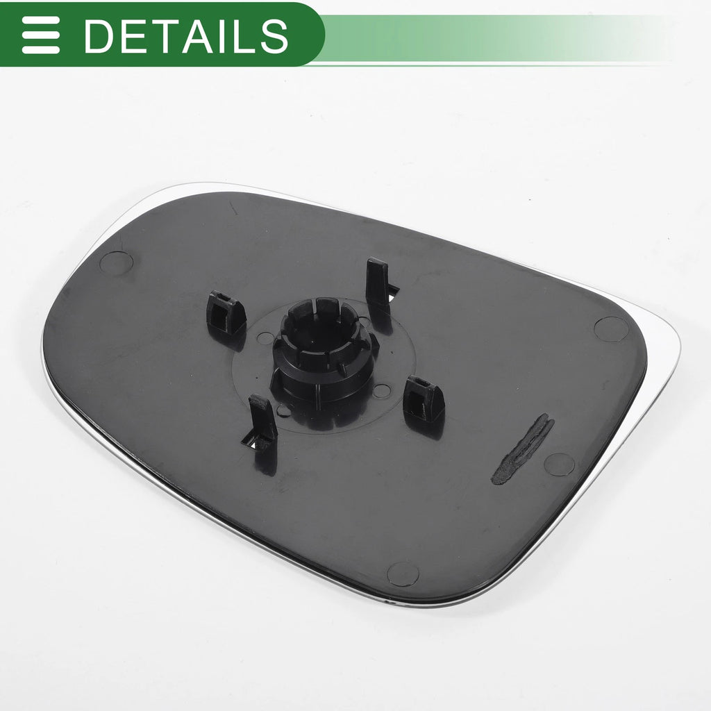 Right Side White Mirror Glass for Ford Transit (Convex, Non-Heated)