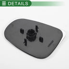 Right Side White Mirror Glass for Ford Transit (Convex, Non-Heated)