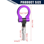 Tow Hook Screw for Mazda 3 (2004–2009) - Purple Round Front Rear Bumper Ring