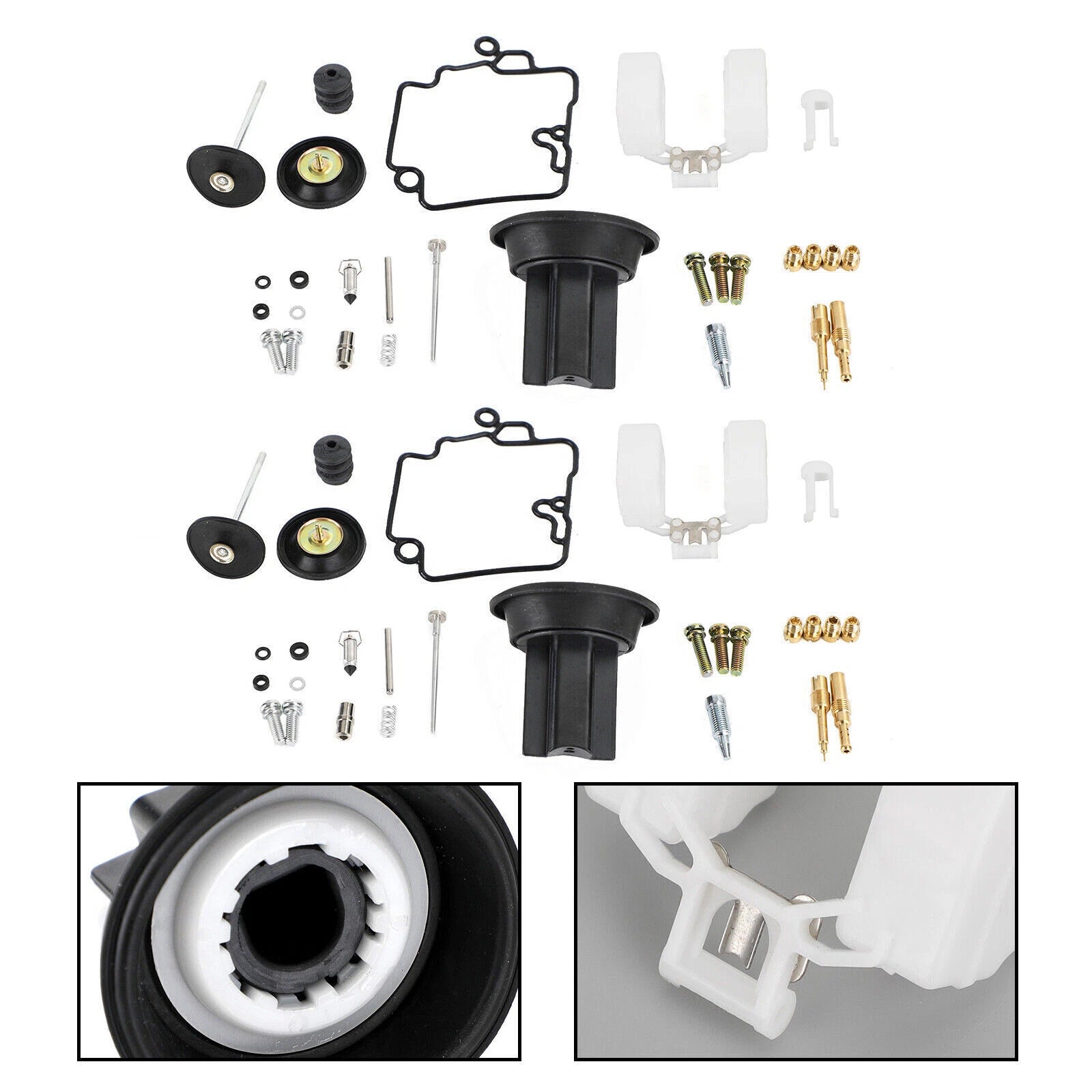 2X Carburetor Rebuild Kit for KT CVK24 Scooter Racing