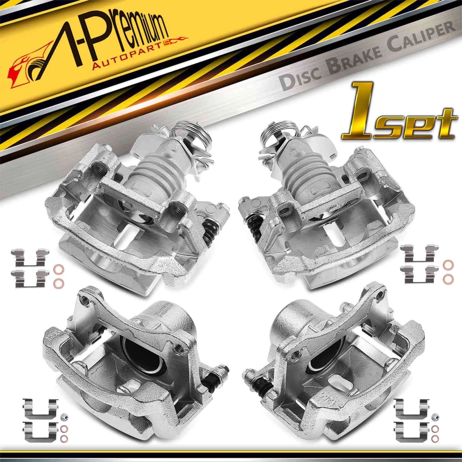 Front & Rear Disc Brake Calipers with Brackets for 2008–2012 Malibu & G6