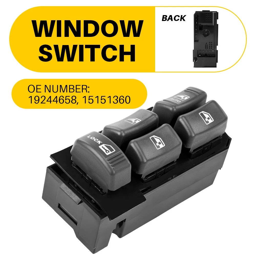 Left Master Power Window Switch for Chevrolet Blazer (1995–2005)