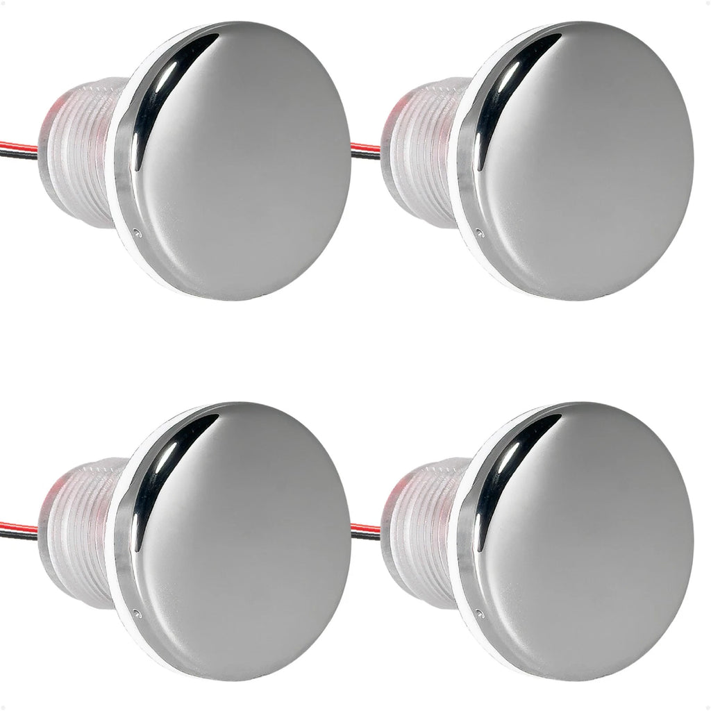 Set of 4 LED Courtesy Lights for Five Oceans (1-5/16", IP67, 12V)