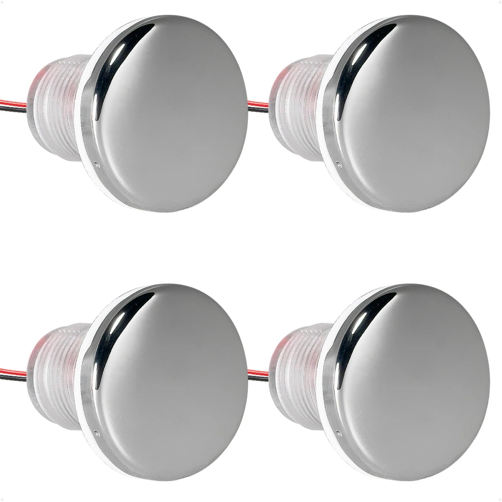 Set of 4 LED Courtesy Lights for Five Oceans (1-5/16", IP67, 12V)