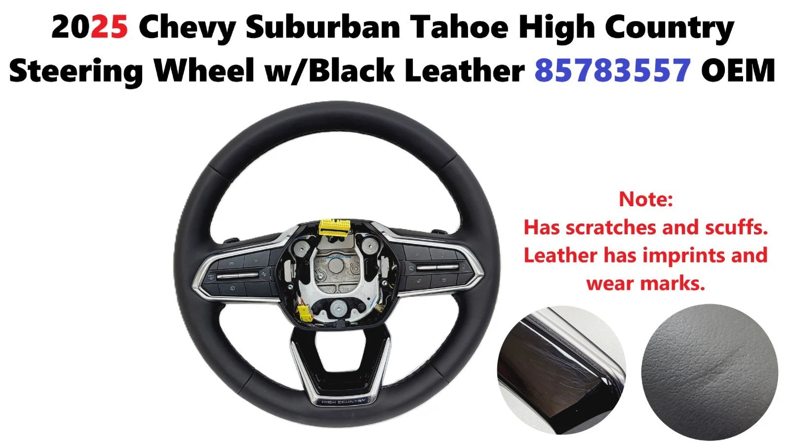 Steering Wheel for Chevy Suburban Tahoe High Country (2025) 85783557