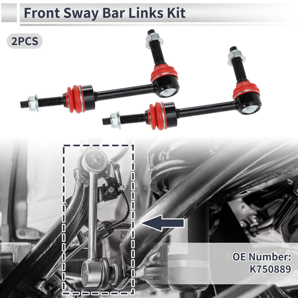2X Front Stabilizer Bar Links for Dodge Ram 2500 (2014–2022) No.K750889