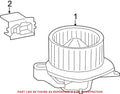 HVAC Blower Motor for Dodge Durango, Jeep Grand Cherokee (2011–2020)