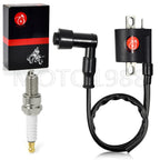 3x Ignition Coil&Plug for Yamaha Grizzly 80 Badger 80 Raptor 80 (2006-2010)