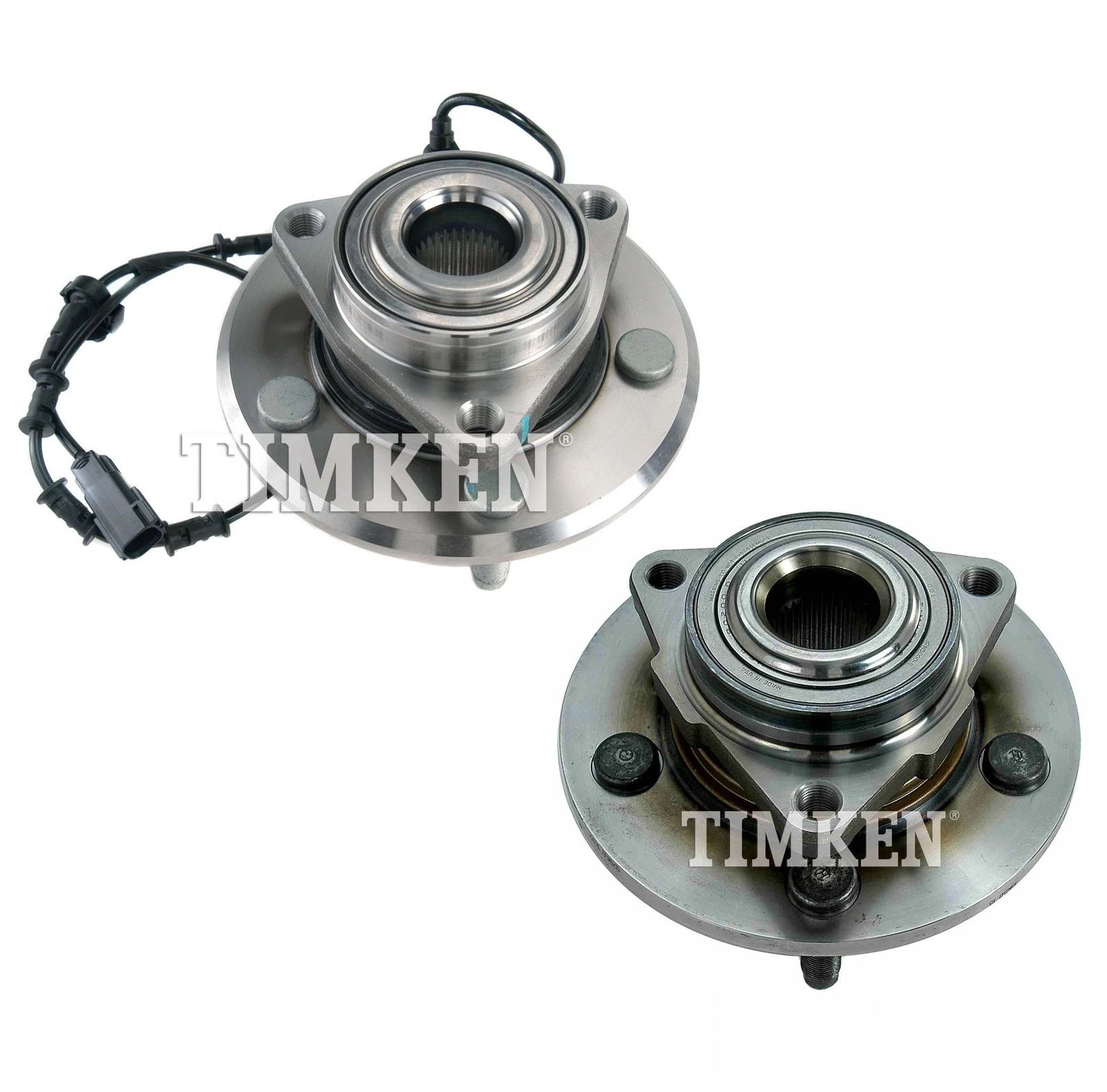 Set of 2 Wheel Bearing & Hub Assembly Kit for Dodge Ram 1500 (RWD)