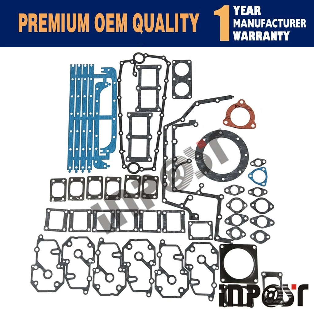 Full Gasket Kit for Komatsu PC750-6, PC650-3, PC800-6 (6D140-3, S6D140, SA6D140E)