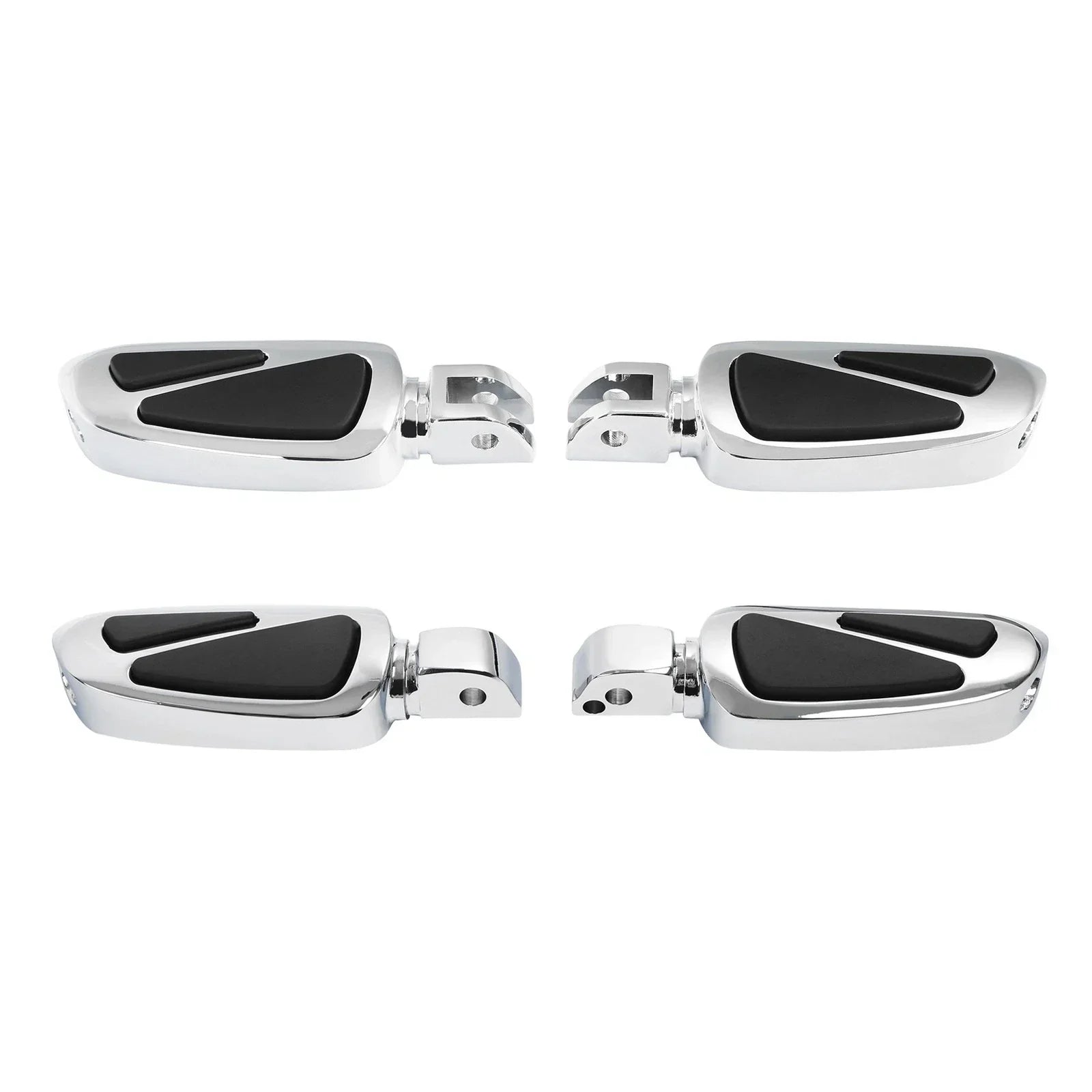 Chrome Rider Driver & Passenger Footpegs for Harley Low Rider (2018-2025)
