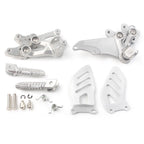 Set of 2 Front Rider Foot Pegs & Brackets for Suzuki GSXR 600 750 (2006–2010)