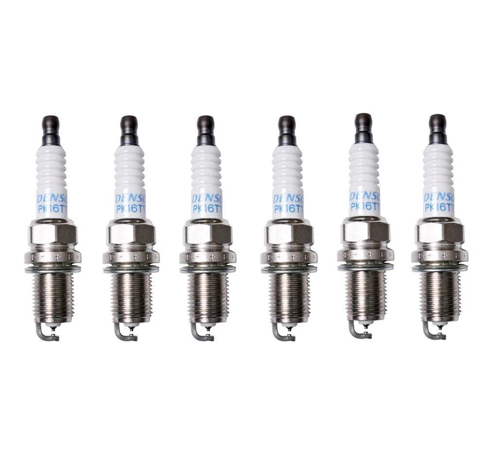 Set of 6 Denso Platinum TT Spark Plugs (Gap 0.040) for