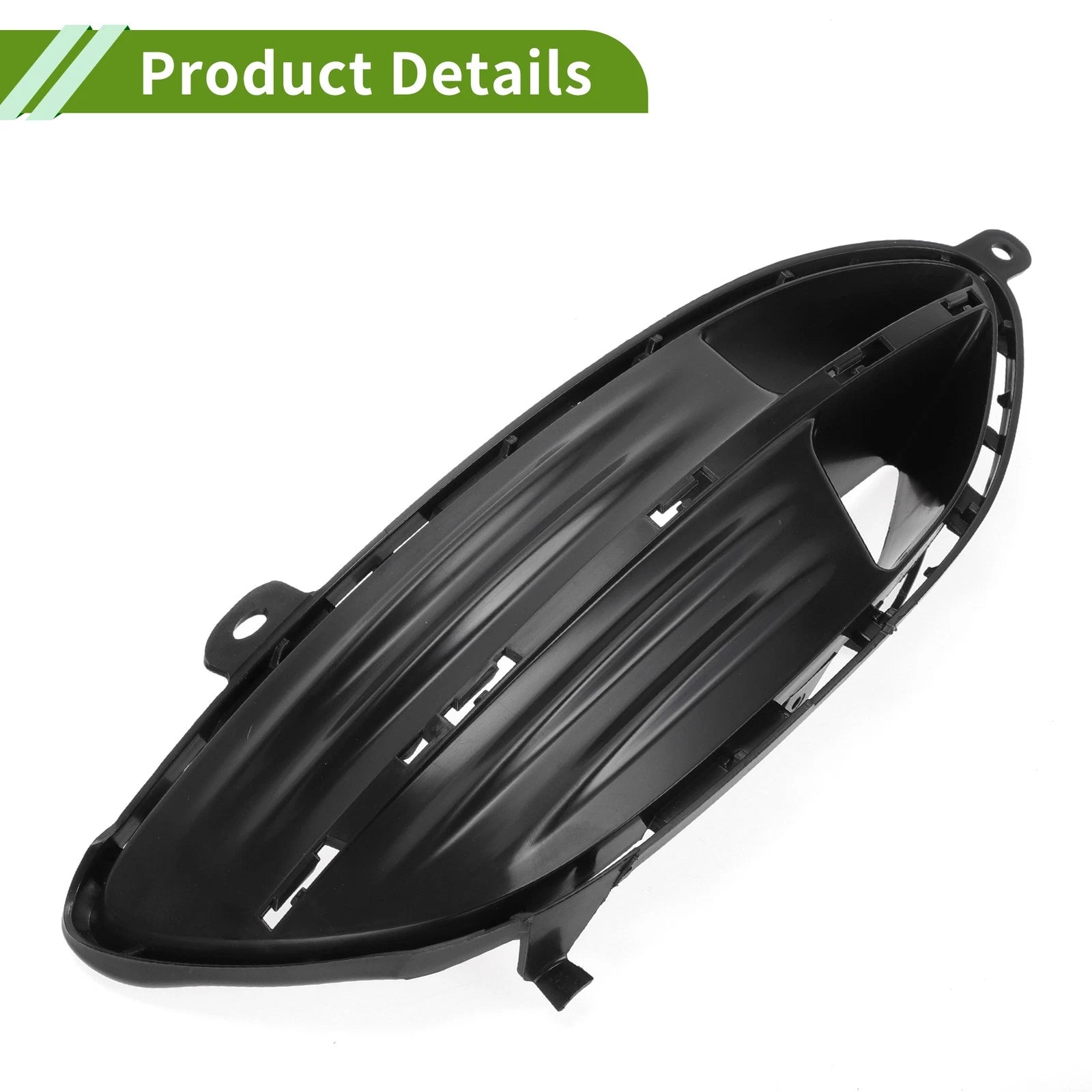 1 Pc Front Left Fog Light Grill for Mercedes Benz E-Class (2009–2016) No. 2128852122 Black
