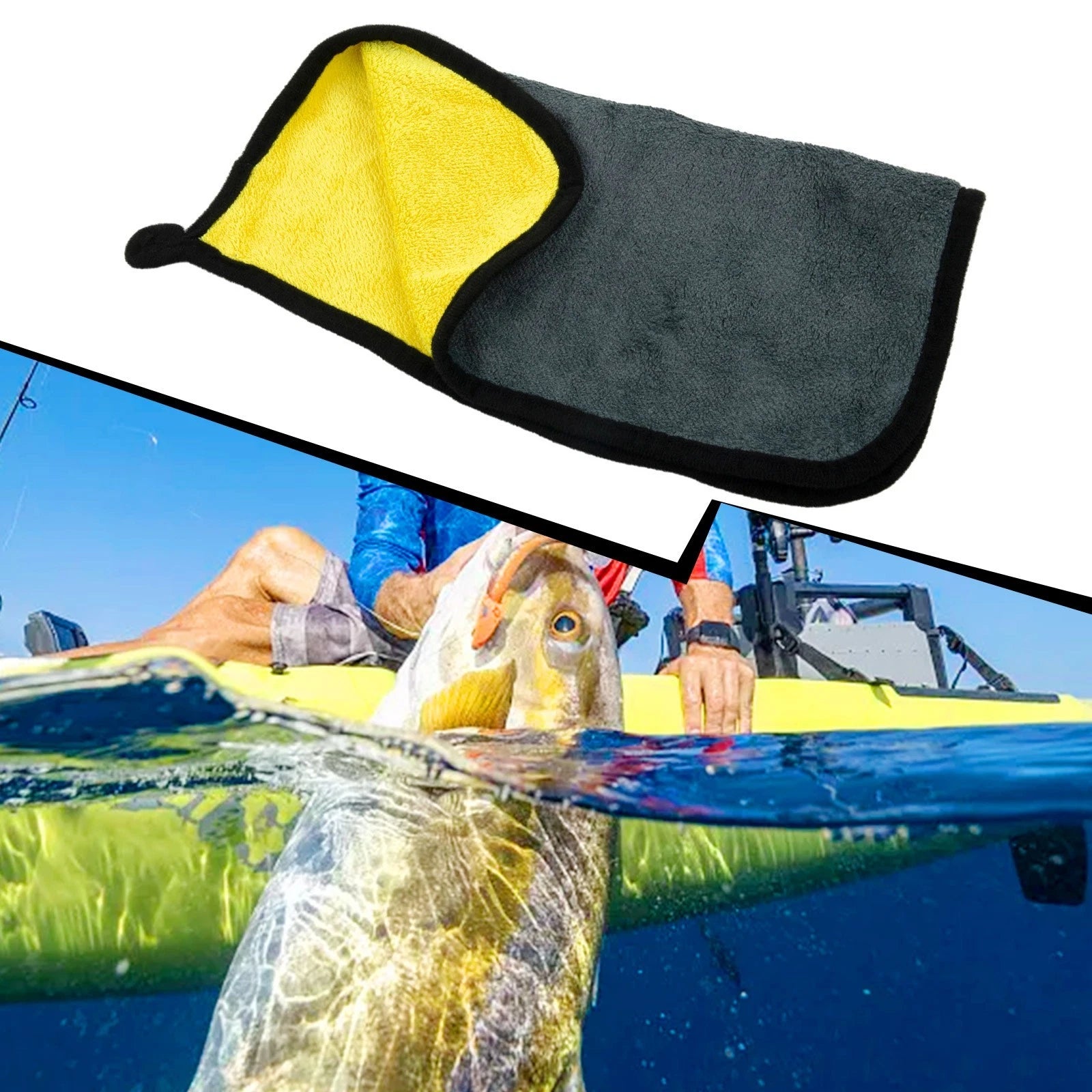 Fishing Towel Non-stick Absorbent for Outdoors Sports
