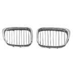 Replacement Black Chrome Plastic Driver Side Grille for Toyota Hilux (2005–2015)