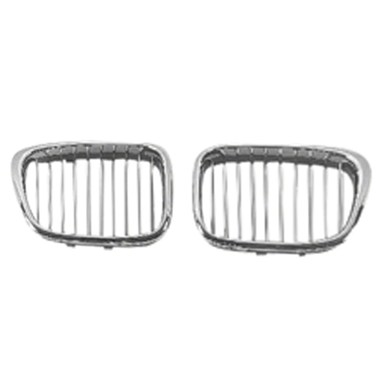 Replacement Black Chrome Plastic Driver Side Grille for Toyota Hilux (2005–2015)