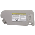 Set of 2 Lighted Sun Visors for Nissan Altima (2013–2018) Gray RH & LH
