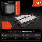 2X Engine Air Filter for Honda CR-V (2012-2014)