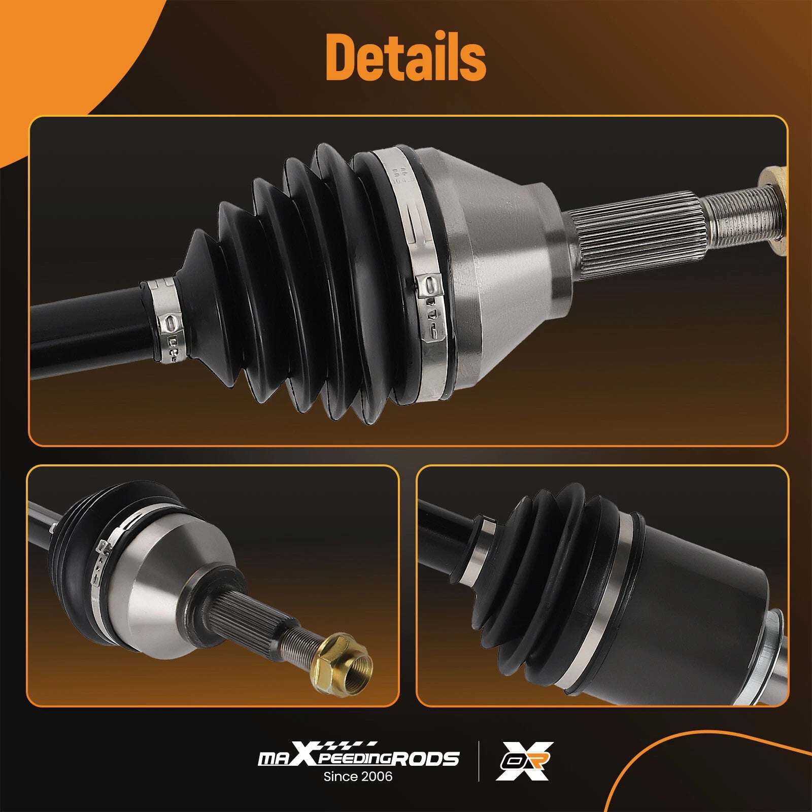 2X CV Axle Assembly for Ford Explorer (2011-2014)