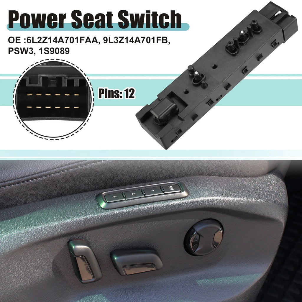 Power Seat Switch for Ford C-Max (2013–2019)
