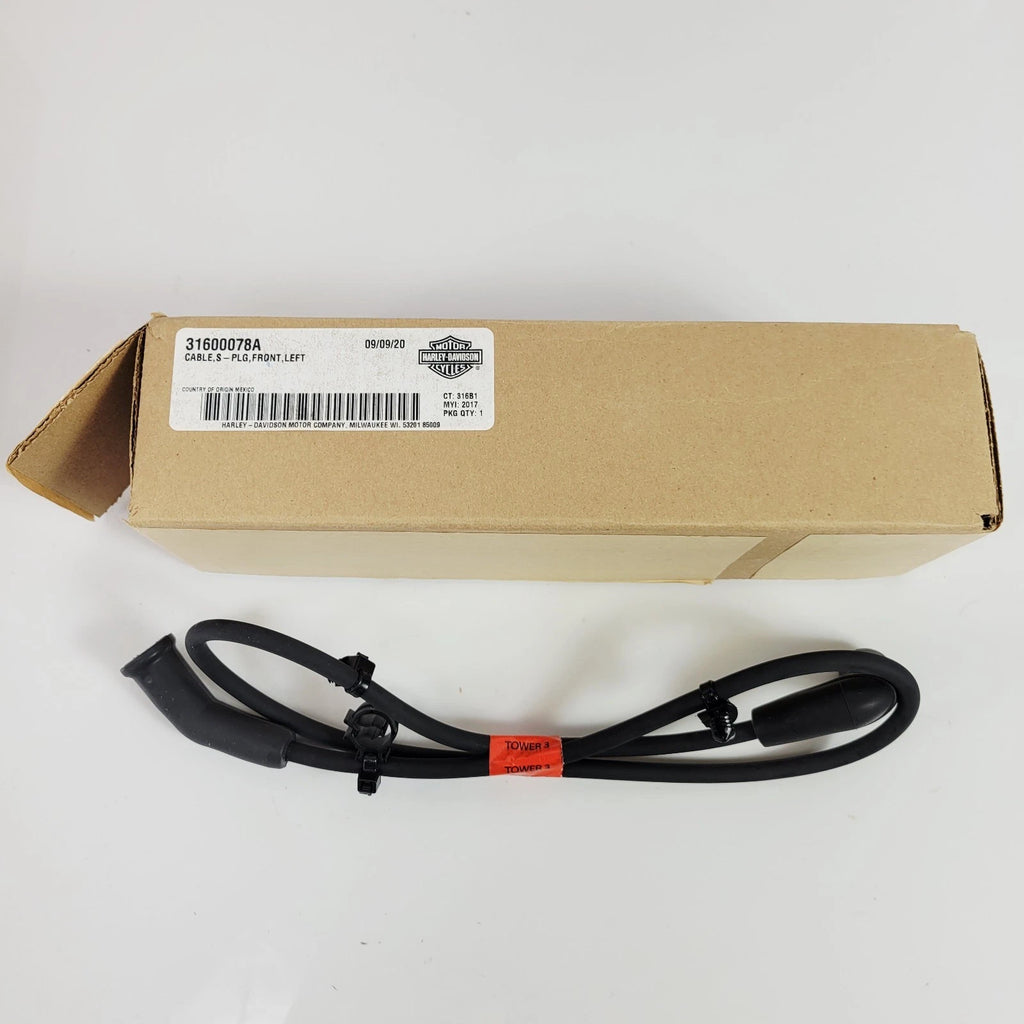 Genuine Front Left Sparkplug Cable for Harley Davidson Touring (2017–2024) 31600078