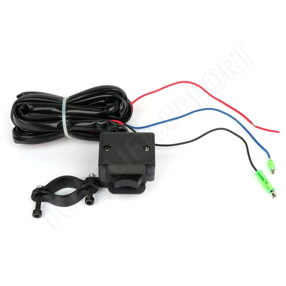 Handlebar Control Line Winch Rocker Switch for ATV