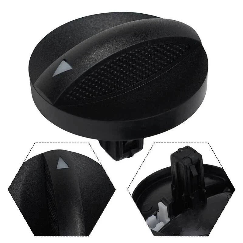 3 x Heater Fan Control Switch Knob for Toyota Hilux Vigo KUN16 GGN15 (2004-2011)