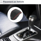 1 Pc Gear Shift Knob Cover for Toyota RAV4 (2019–2024) Pebbled Black Red