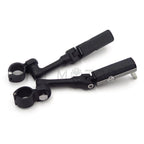 Black Angle Adjustable 1.5" Skull FootPeg for Honda GoldWing Shadow Valkyrie