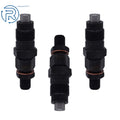 Set of 3 Fuel Injectors for Kubota D1105 D1105T D1005 D905 (16032-53902)