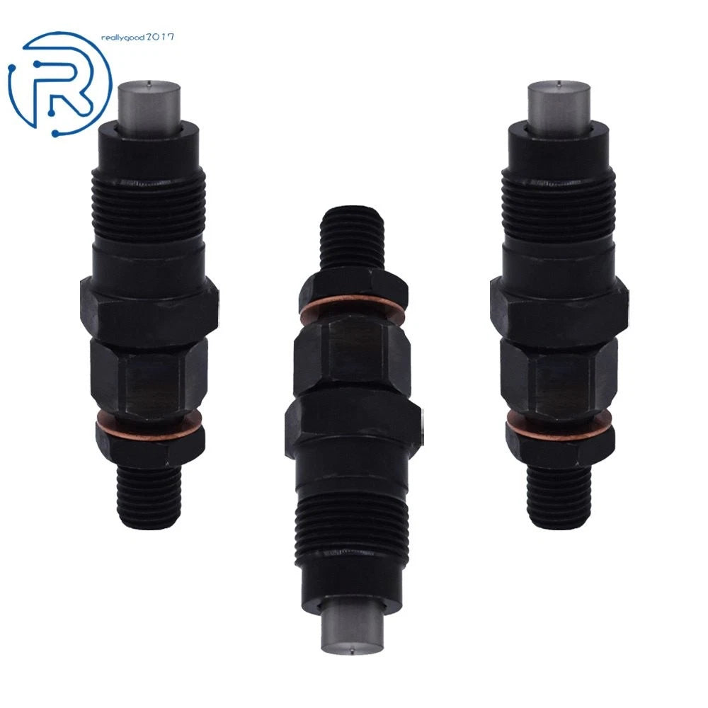 Set of 3 Fuel Injectors for Kubota D1105 D1105T D1005 D905 (16032-53902)