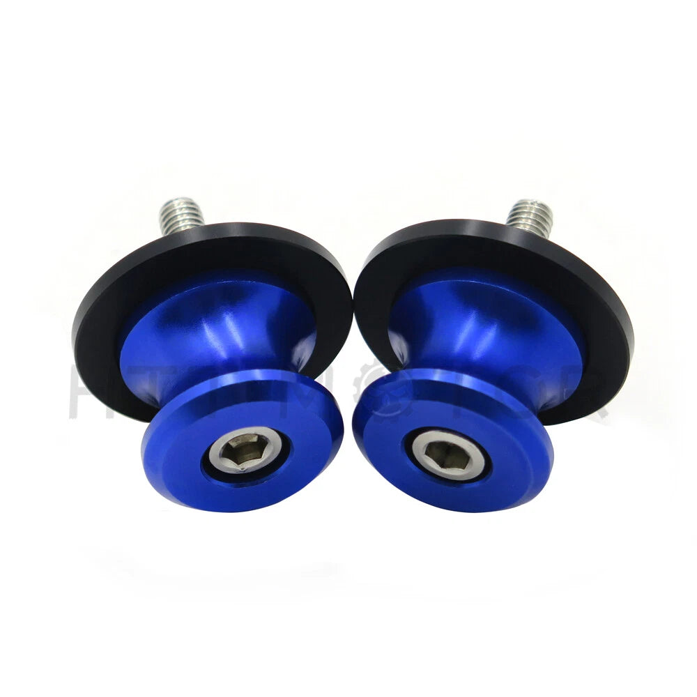 6mm CNC Swingarm Stand Spools Slider for Yamaha Aprilia Triumph (Universal)