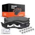 Set of 4 Front Ceramic Brake Pads for Jeep Grand Cherokee Wrangler (1993–1998)