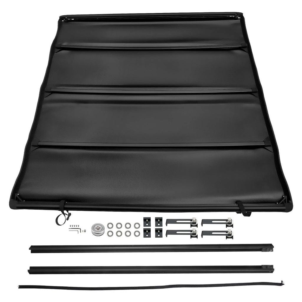 Roll-Up Tonneau Cover for Toyota Tacoma 6ft (2016–2023) Vinyl Aluminum Alloy