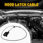 Hood Release Cable w/ Pull Handle for Ford F-150 (1992–1997) F2TZ16916A
