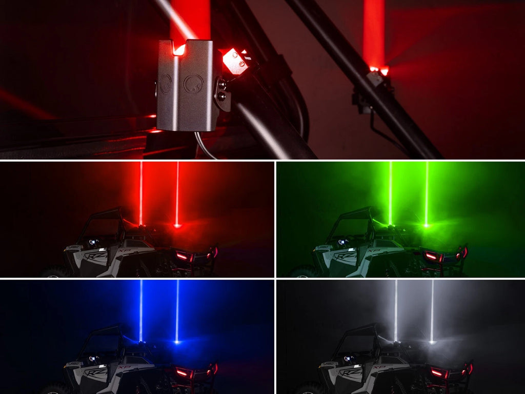 LED Laser Whip Lights for Universal Use (2015–2023)