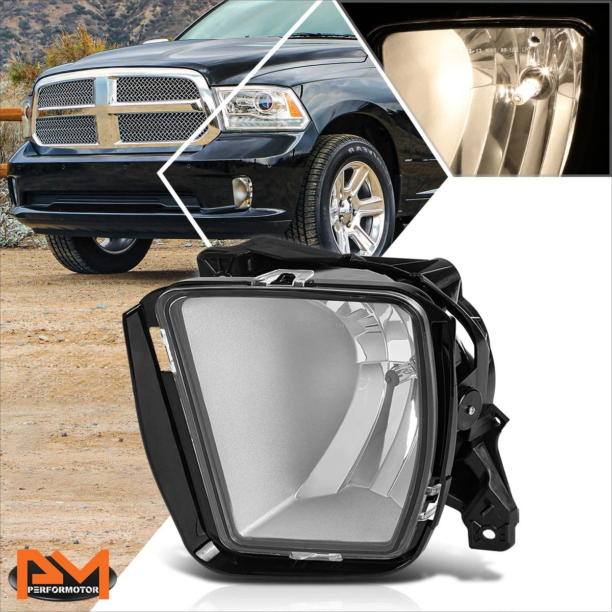 Left Side Driving Fog Light Lamp for Ram 1500 Classic (2013–2020)