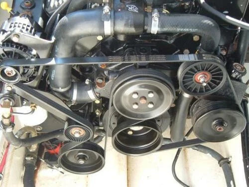 Set of 4 Serpentine Belt Idler Pulleys for Mercruiser V6 V8 (4.3 5.0 5.7 6.2)